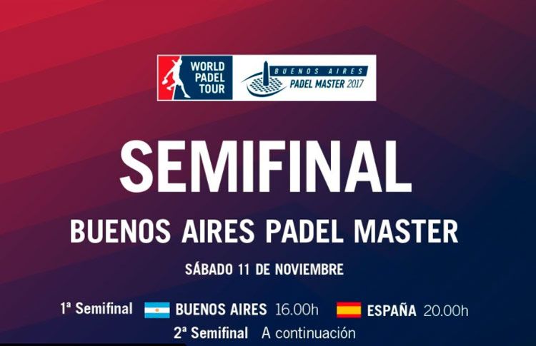 Siga as semifinais do Buenos Aires Padel Master, LIVE