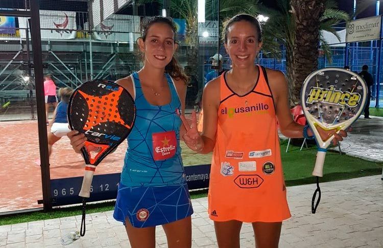 Marta Talaván y Carla Mesa, en el Campeonato de España Absoluto 2017