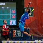 Ale Galán, en acción en el Keler Bilbao Open 2017