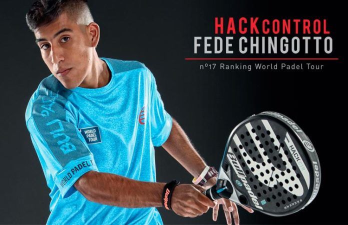 Fede Chingotto nos presenta su nueva pala: Hack Control de Bullpadel