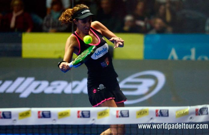 Marta Marrero, en acción en el Keler Bilbao Open 2017