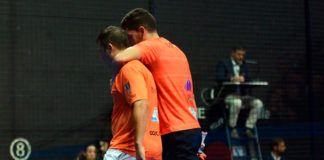 Matías Díaz y Maxi Sánchez, en acción en el Estrella Damm Másters Finals