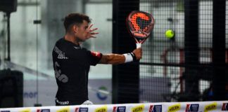 Ramiro Moyano, en acción en el Keler Bilbao Open 2017