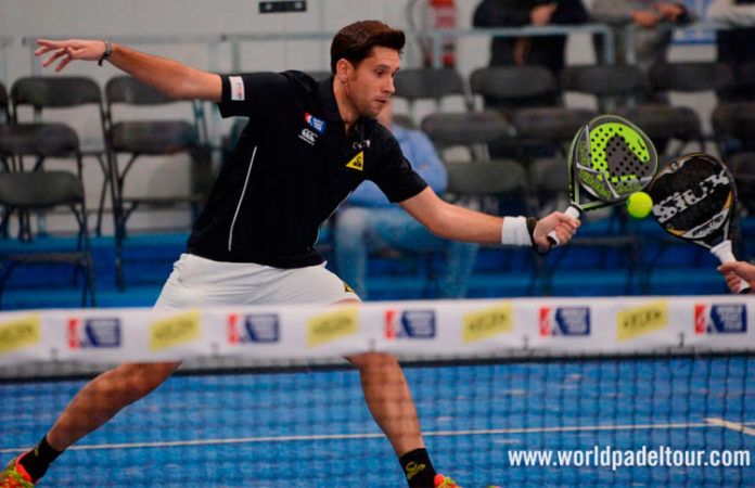 Nacho Gadea, en acción en el Keler Bilbao Open 2017