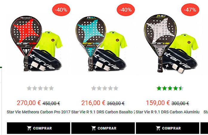 StarVie y Time2Padel: Listos para ofrecer las mejores palas al precio más asequible
