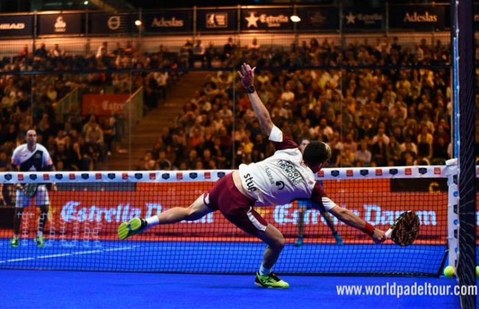 Franco Stupaczuk, en acción en el Estrella Damm Másters Finals 2017