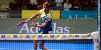Franco Stupaczuk, en acción en el Keler Bilbao Open 2017