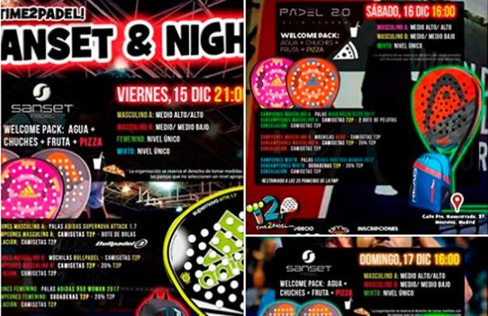 time-fuera Torneos Time2Padel: Grandes planes para un fin de semana 'de maestros'