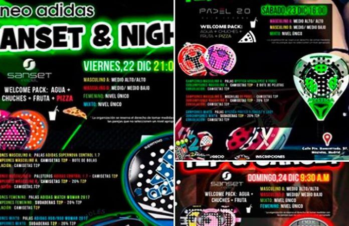 Recibe la Navidad en la compañía de Torneos Time2Padel