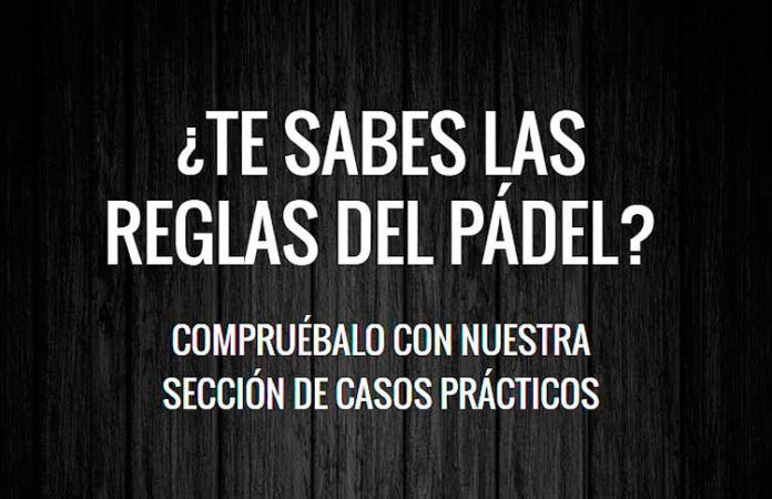 ¿Te sabes las reglas del pádel? Orden de saque erróneo