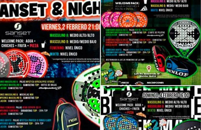 Comienza el mes de febrero disfrutando al máximo junto a Torneos Time2Padel