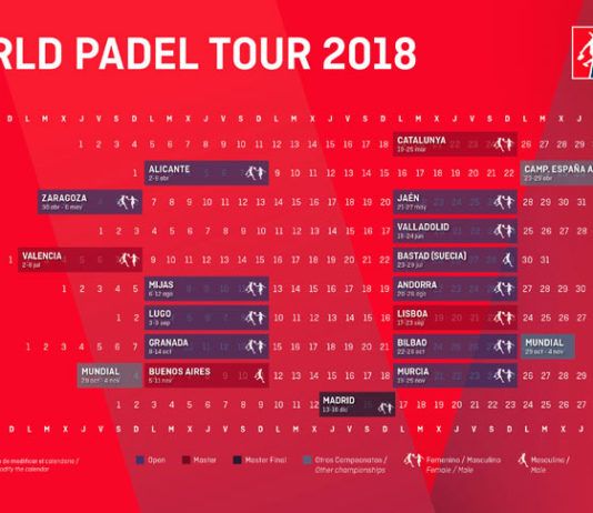 World Padel Tour 2018: Ya tenemos su Calendario Oficial