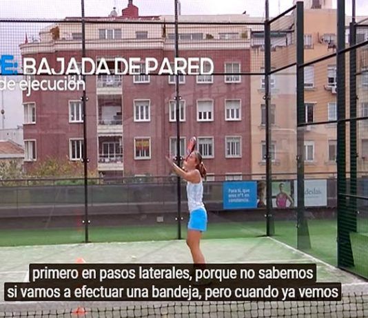パデルとプント: パドルテニスにおける壁の下降