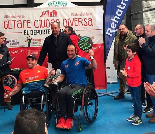 Óscar Agea-Edorta ha ripetuto il test Getafe della Coppa spagnola di Paddle in sedia a rotelle