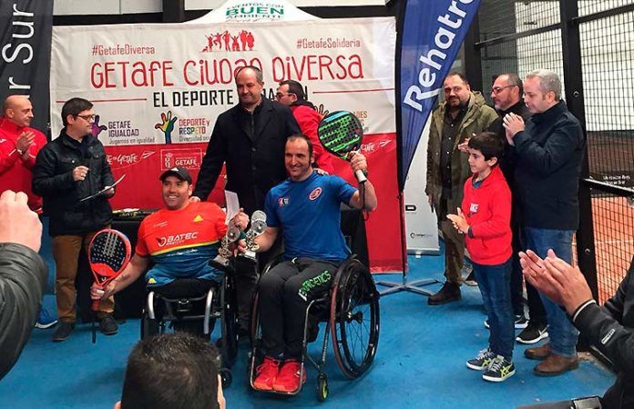 Óscar Agea-Edorta repiten en la prueba de Getafe de la Copa de España de Pádel en Silla de Ruedas