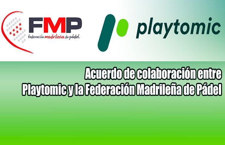 Federación Madrileña y Playtomic: Unión para clasificar por niveles a los jugadores amateur