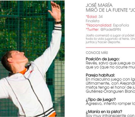 Los grandes protagonistas del Circuito Estrella Damm: José María Miró de la Fuente