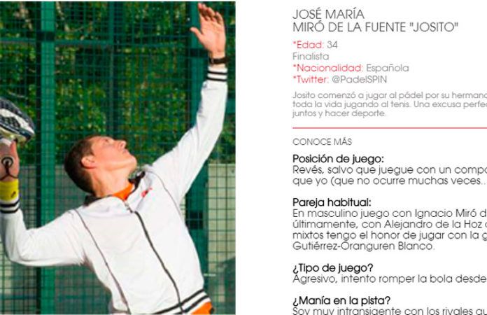 Los grandes protagonistas del Circuito Estrella Damm: José María Miró de la Fuente