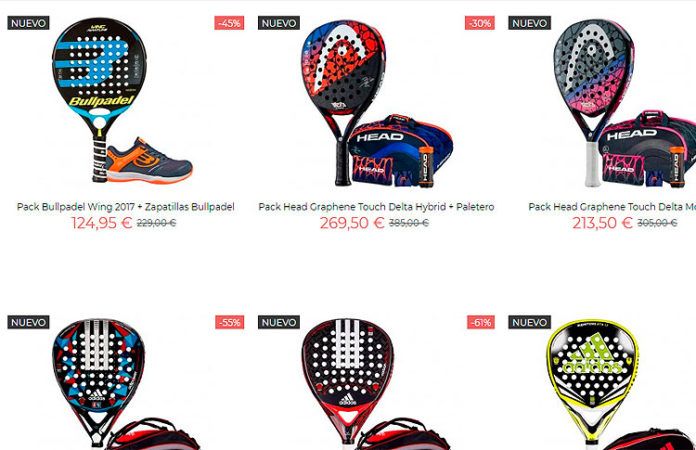 Padelmanía sorprende con sus packs de pádel más completos