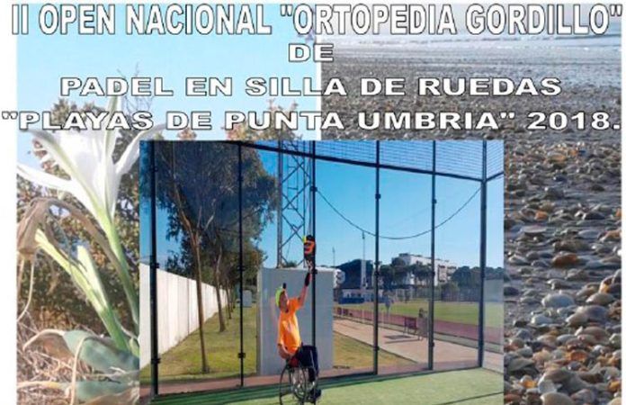 Punta Umbría, sede de la octava prueba de la Copa de España de Pádel en Silla de Ruedas