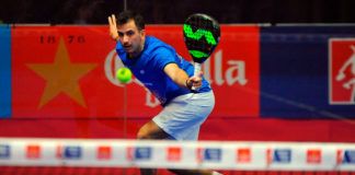 Estrella Damm Alicante Open 2018: Juan Cruz Belluati, en acción (World Padel Tour)