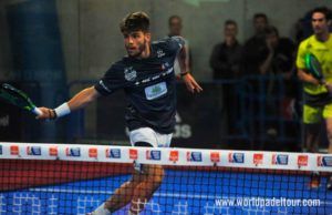 Estrella Damm Alicante Open 2018: Javi Garrido, en acción (World Padel Tour)