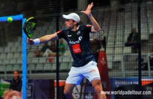 Estrella Damm Alicante Open 2018: Juani Mieres, en acción (World Padel Tour)