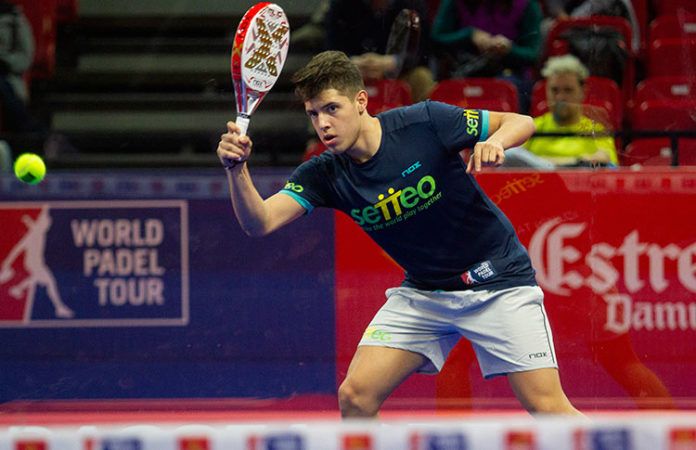 Estrella Damm Zaragoza Open 2018: Agustín Tapia, nuevo Embajador de Setteo, en acción