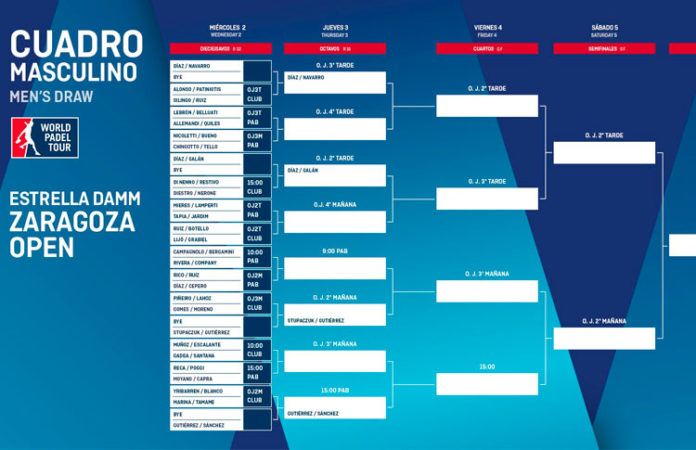 Estrella Damm Zaragoza Open: Orden de Juego de Primera Ronda
