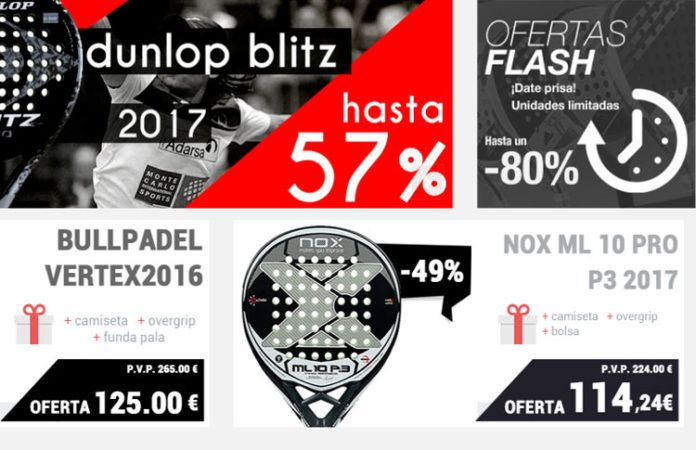 Ofertas Flash en pádel... ¿Sabes encontrar estas grandes ofertas en internet?