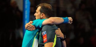 Juan Martín Díaz-Paquito Navarro, en acción en el Caja Rural Jaén Open 2018