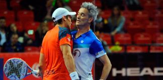 Estrella Damm Zaragoza Open 2018: Miguel Lamperti y Juani Mieres, en acción