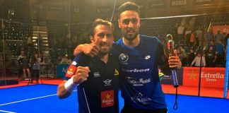 Pablo Lijó y Maxi Grabiel, en acción en el Caja Rural Jaén Open 2018