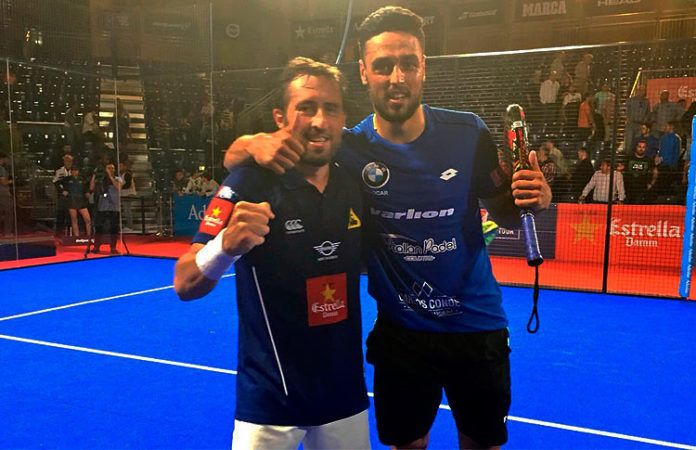Pablo Lijó y Maxi Grabiel, en acción en el Caja Rural Jaén Open 2018