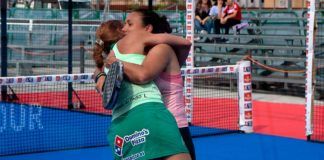 Lorena Alonso-Virginia Riera, en acción en el Caja Rural Jaén Open 2018