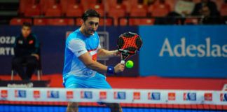 Estrella Damm Zaragoza Open 2018: Matías Díaz, en acción