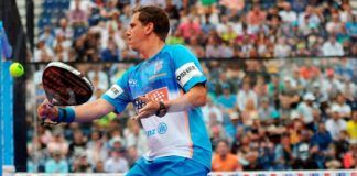 Paquito Navarro, en acción en el Caja Rural Jaén Open 2018