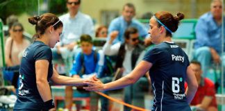 Patty Llaguno-Eli Amatriain, en acción en el Caja Rural Jaén Open 2018