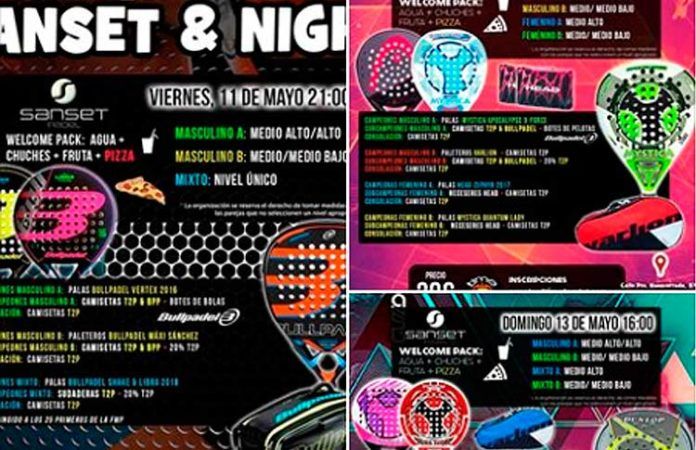time-fuera Fin de semana y mucho pádel junto a Torneos Time2Padel