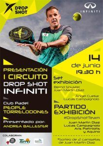 El I Circuito Drop Shot Infiniti tendrá una presentación repleta de sorpresas