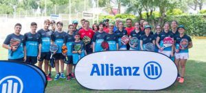 I Allianz Junior Pádel Campの開始時の楽しくて素晴らしい瞬間