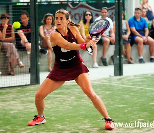 Valladolid Open 2018: Alejandra Salazar, in Aktion (Welt Padel Tour)