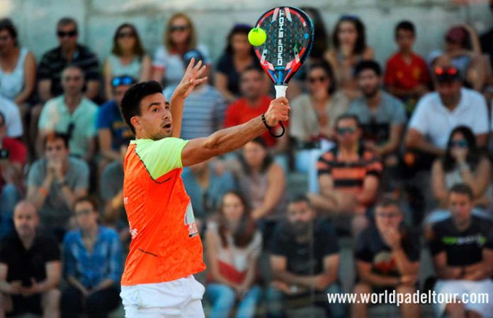 Valladolid Open 2018: Aris Patiniotis, en acción (World Padel Tour)