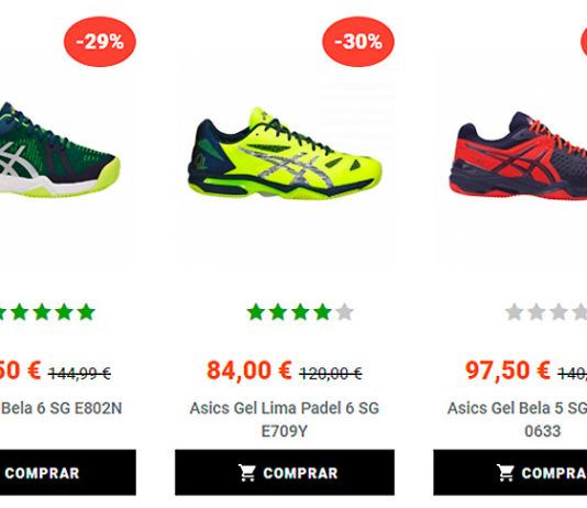 Time2Padel nos presenta sus ofertas en la Colección 2017 de ASICS