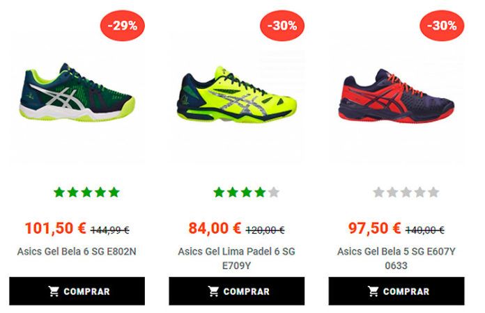 Time2Padel nos presenta sus ofertas en la Colección 2017 de ASICS