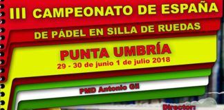 Punta Umbría ya vibra con el III Campeonato de España de Pádel en Silla de Ruedas