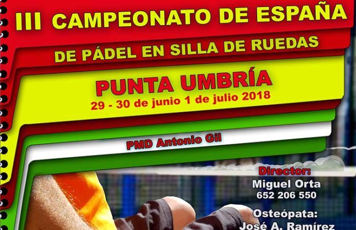 Punta Umbría ya vibra con el III Campeonato de España de Pádel en Silla de Ruedas