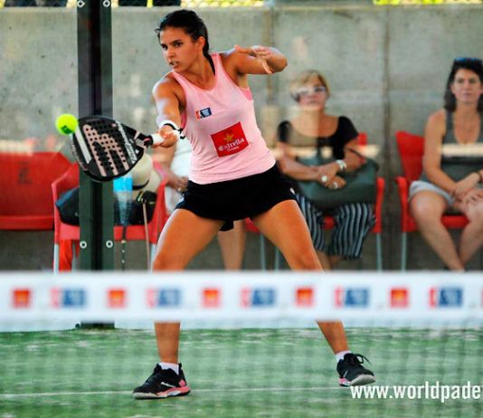 Valladolid Open 2018: Delfina Brea, in Aktion (Welt Padel Tour)