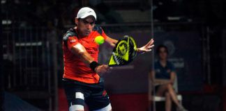 Valladolid Open 2018: Juani Mieres, en acción (World Padel Tour)