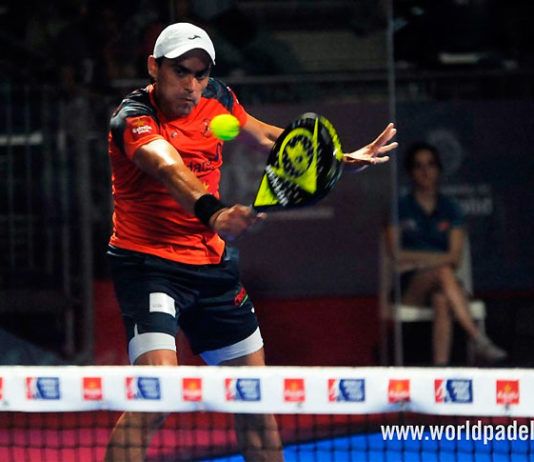 Valladolid Open 2018: Juani Mieres, en acción (World Padel Tour)